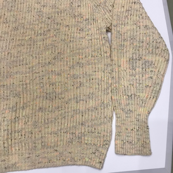 NWT Free People Leo Tunic Sweater in Sassy Peach Combo Small - Picture 11 of 15